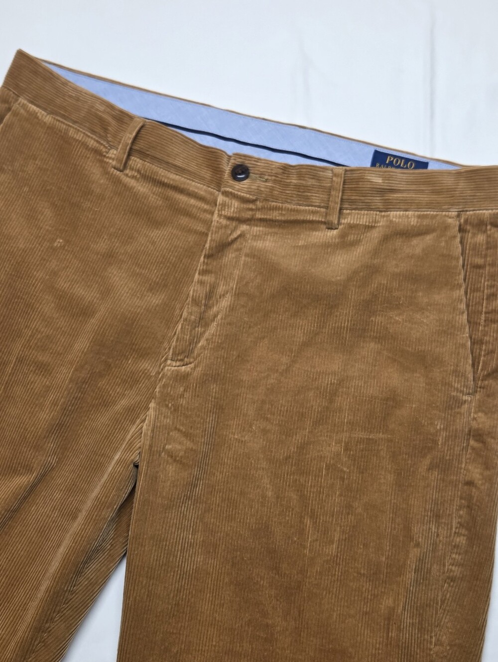 Polo Ralph Lauren Stretch Classic Fit Corduroy Pants Tan 36x32
